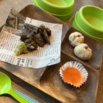 BISTRO うしすけ - 犬用ランチプレートおやつとして２匹で分けましたが、充分な量でした。