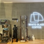 WHITE GLASS COFFEE - 