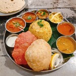 南インド料理店 ボーディセナ - パパドを避けた図