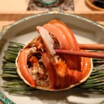伯雲 - 浜坂のセイコ蟹の面詰め