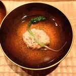 Hakuun - 浜坂の松葉蟹の真薯のお椀