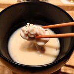 伯雲 - 鱈の白子の白味噌仕立