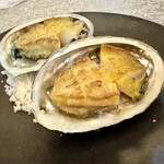 石坡廊  - あわび焼き