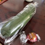 ささや食堂 - お母様の栽培しているズッキーニとチョコをいただきました