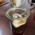 ささや食堂 - サービスのコーヒーゼリー