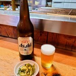 八重子餃子 - 瓶ビール