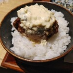 とんかつ けい太 - 唐揚げオンザライス