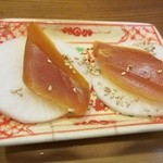 蒔田寿司 - 自家製からすみ1枚￥180