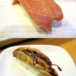 蒔田寿司 - 大トロ/穴子