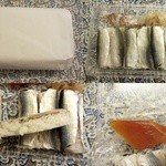 蒔田寿司 - テイクアウトの小肌のバッテラ￥700