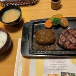 さわやか 沼津学園通り店 - ハンバーグ&ステーキ　和食セット