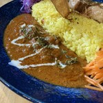 Peena Curry - あいがけカレー＠1,400円のラムカレー