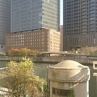 クイントカント - 下が茶色いビルがダイビル。分かりづらい。ここはどこ～東京に来た感覚。。