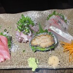 魚大将 うまかっぺや - 中トロ
鯵のなめろう
あわび
しまあじ