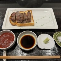 レストラン ロワール 鉄板焼 - ステーキサンド