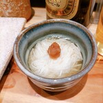 焼鳥 とり心 - 長芋そうめん