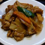 Kenkou Chuuka Seiren - 鶏肉とナスのオイスターソース炒め
