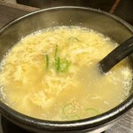 炭火焼肉ノぶる - 玉子スープ❣️