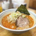 北海道ラーメン 赤レンガ - オロチョンラーメン（2辛）950円