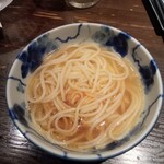 薬膳ハリハリ鍋ごんじゅ - 〆の五島うどん