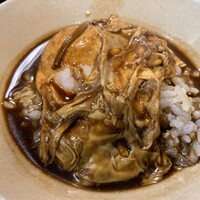 とり要 - コーチン玉子の味噌かけご飯