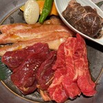 焼肉トラジ - お肉の盛り合わせ