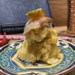 kappou 箸 - 鯖スモークとインカのポテサラ