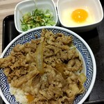 Yoshinoya - ねぎ玉牛丼（大盛）・［汁だく］