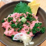 Maguro don bunta - ネギトロ丼