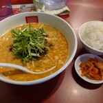 Kyoubashi Sasara - 金胡麻担々麺、ライスセット