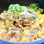 湯あがりキッチン 一休 - 石焼きガーリックライス