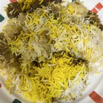 ハラールフードマルハバ - チキンビリヤニ､パキスタンのドライカレーふんわりとした優しい口当たり