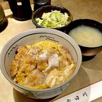Nihombashi Uda Gawa - カツ丼定食 酢キャベツ、しじみの味噌汁付き