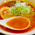 名鉄レストラン - 胡麻が濃厚でほんのり辛いスープ