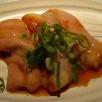 薩摩焼肉　黒桜 - 『ホソ(小腸)』(550円)！ぷりっぷりに脂がのっていて、あまうま～な逸品！！＼(◎o◎)／！！