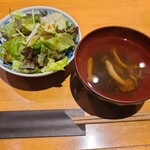 Akasaka Kintan - サラダ、スープ付き