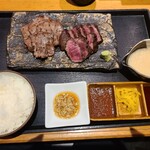 赤坂 金舌 - 肉増し　さがり＆牛タン御膳