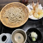 胡蝶庵 仙波 - 天ぷらざるそば