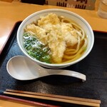 手打ちうどん寺屋  - かしわ天うどん