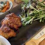 Yaoya Ginsou - 銀草の定食、唐揚げ