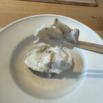 八ヶ岳 えさき - 蝦夷黒鮑、箸上げ