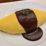 厳選洋食さくらい - オムライス　ハーフ(デミグラスソース)