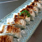 市場ずし駅前 - 穴子の箱寿司　¥819