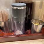 とんかつ新宿さぼてん - 卓上調味料