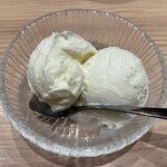 とんかつ新宿さぼてん - ミルキーバニラアイス