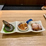 豊栄 - 前菜3種