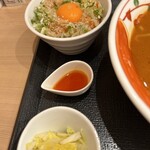 麺Lab 千賀商店 - 濃厚えび味噌そばの麻辣油