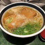 Soba Kichi - じゃこ天そば　じゃこ天肉厚で美味しい