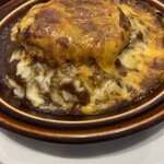 Denizu - ハンバーグカレードリア。チェダーチーズ追加！