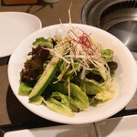 焼肉 炭こう - 盛合せについてくるサラダ